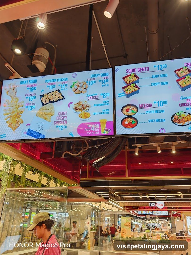 Food Court Menu Board