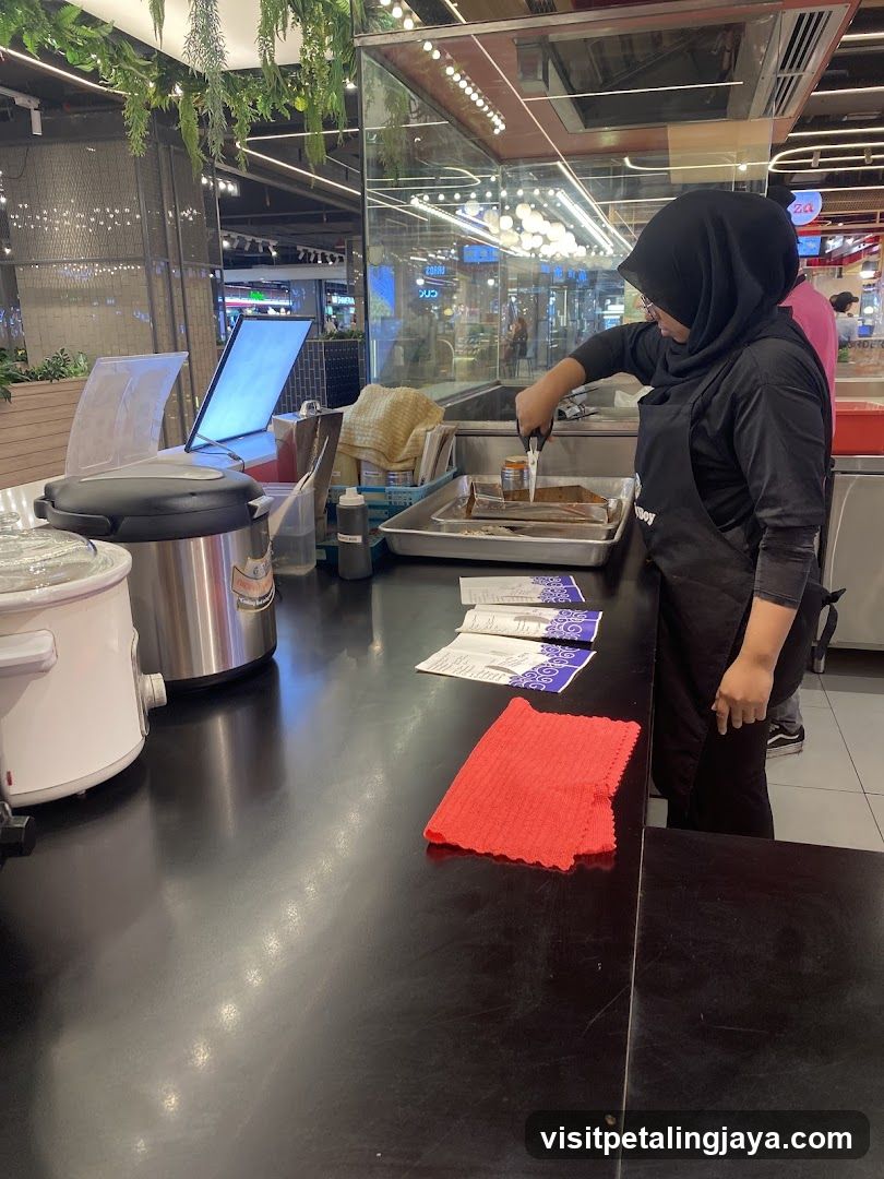 Food Service Counter Interior