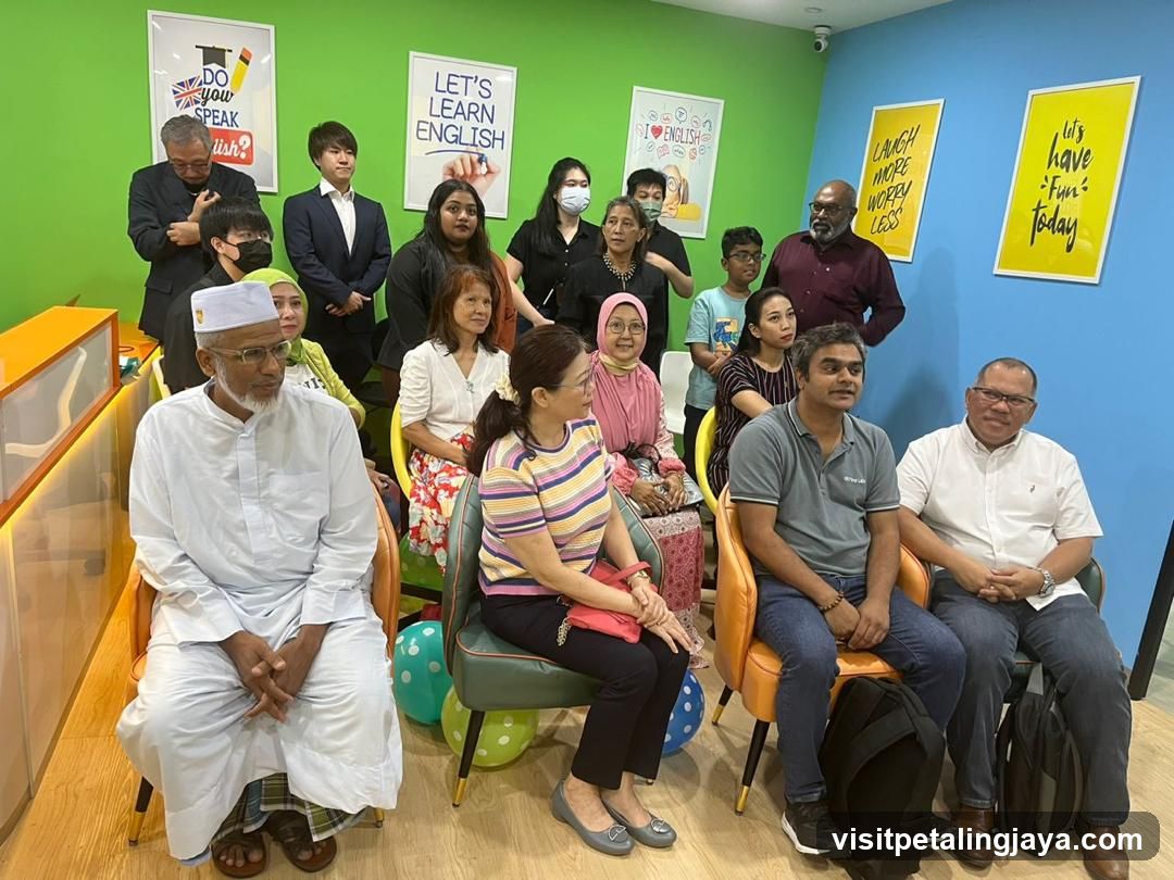 Group of people in a classroom or event space