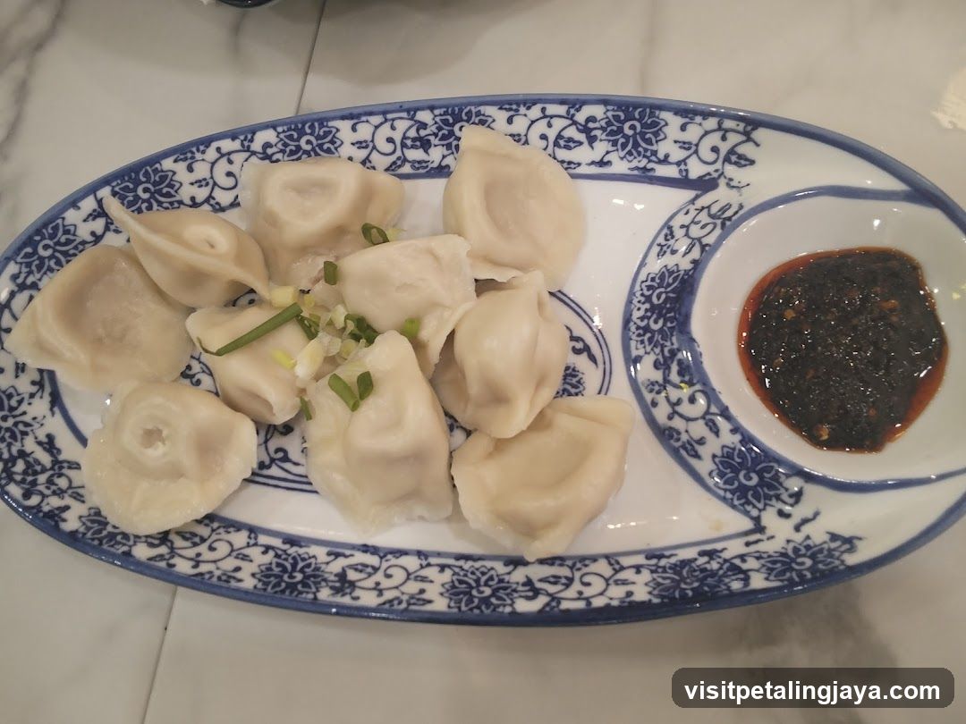 Dumplings with Sauce