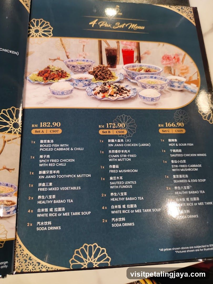 4 Pax Set Menu