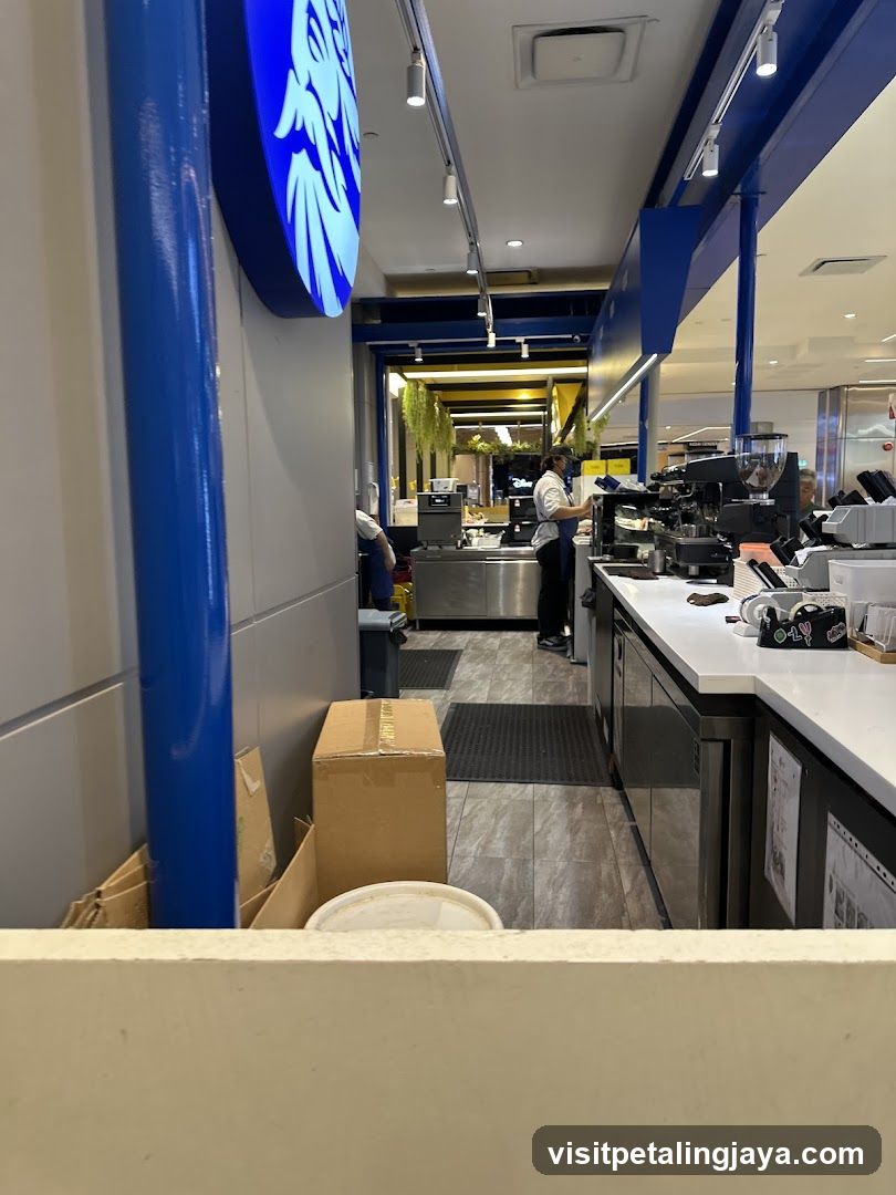 Interior of a café or coffee shop