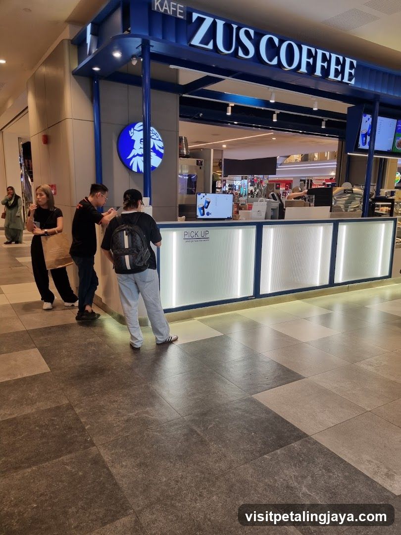 Zus Coffee Shop Interior View