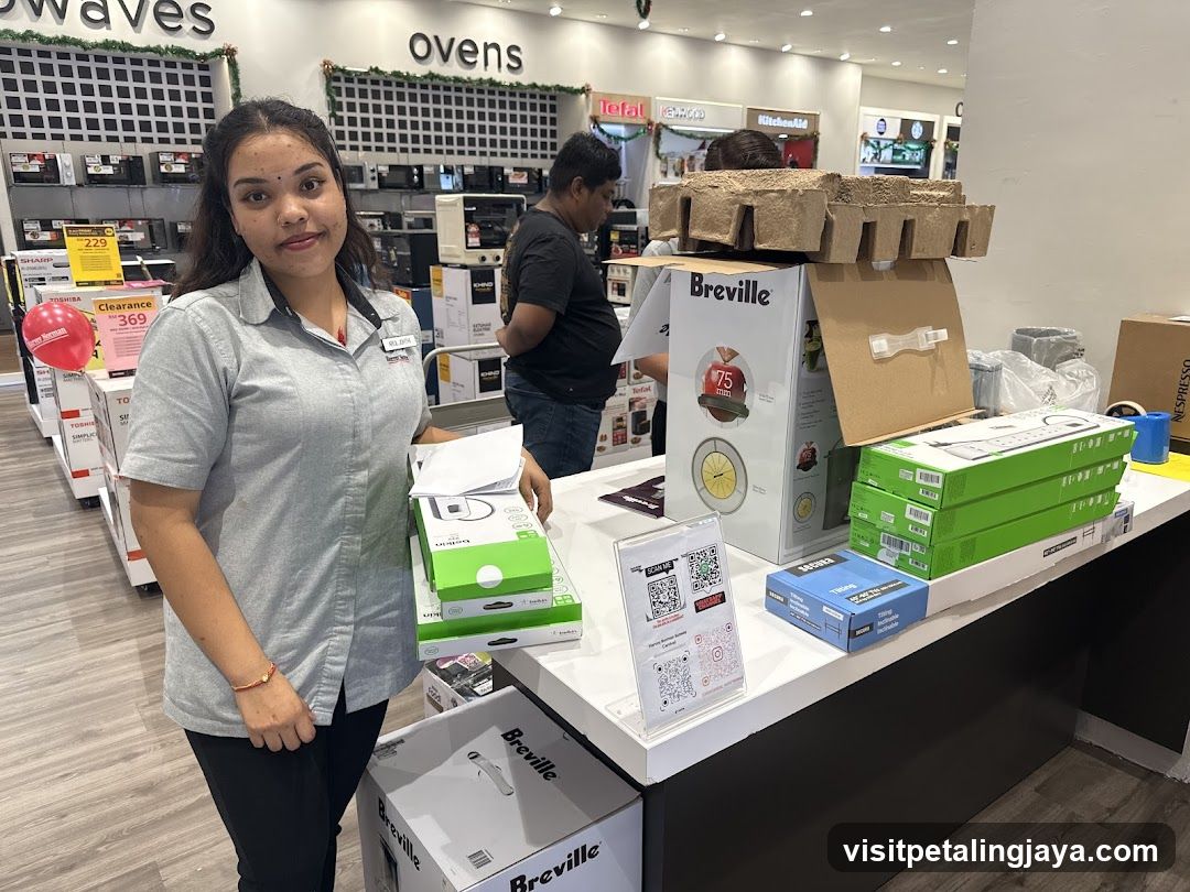Store Interior with Staff and Products