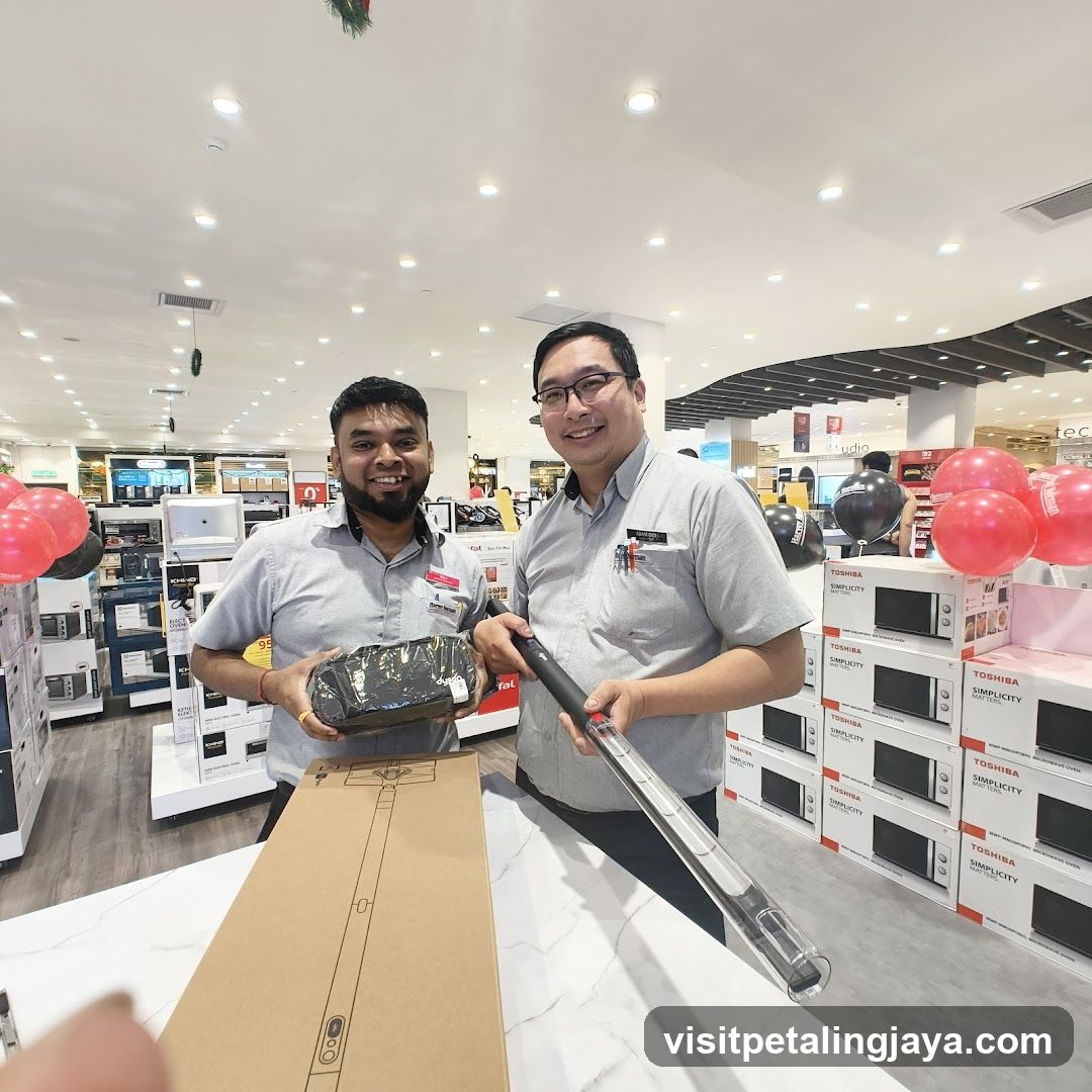Store Interior with Staff and Products