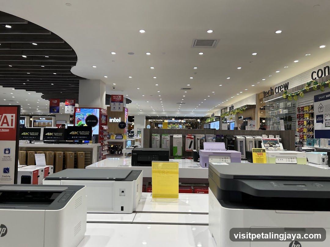 Electronics Store Interior