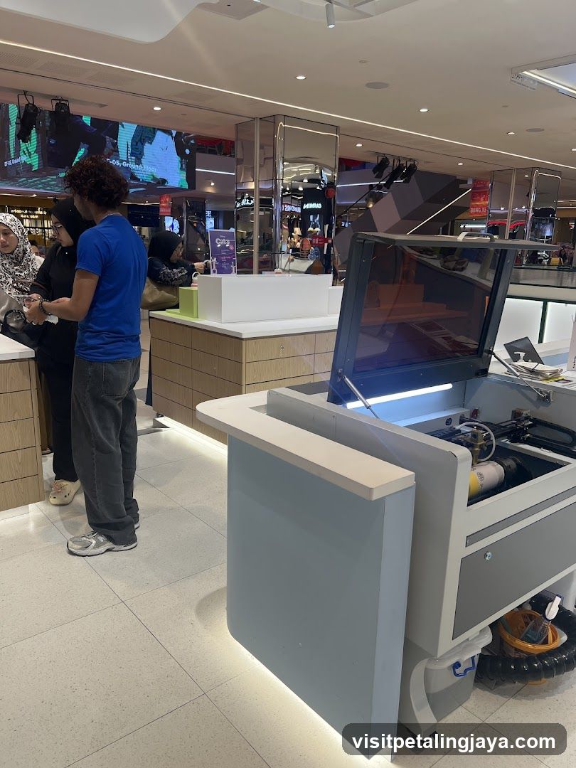 Interior of a retail store