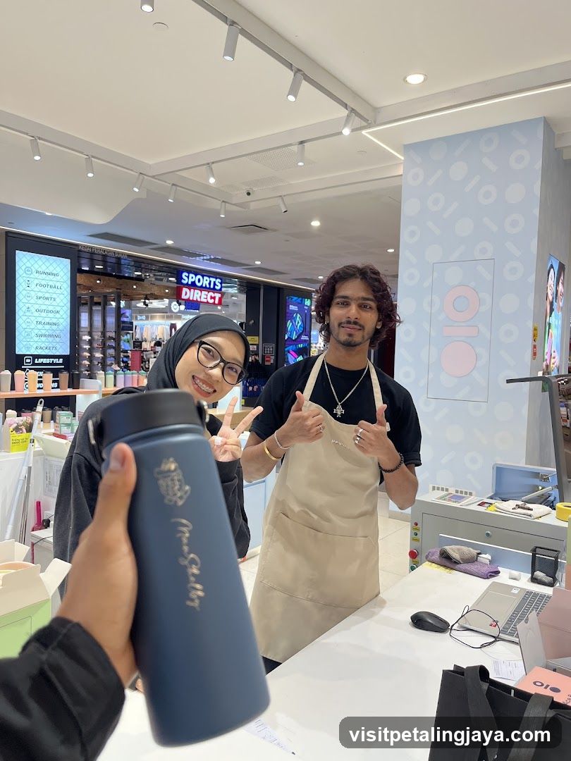 Store Interior with Staff and Product
