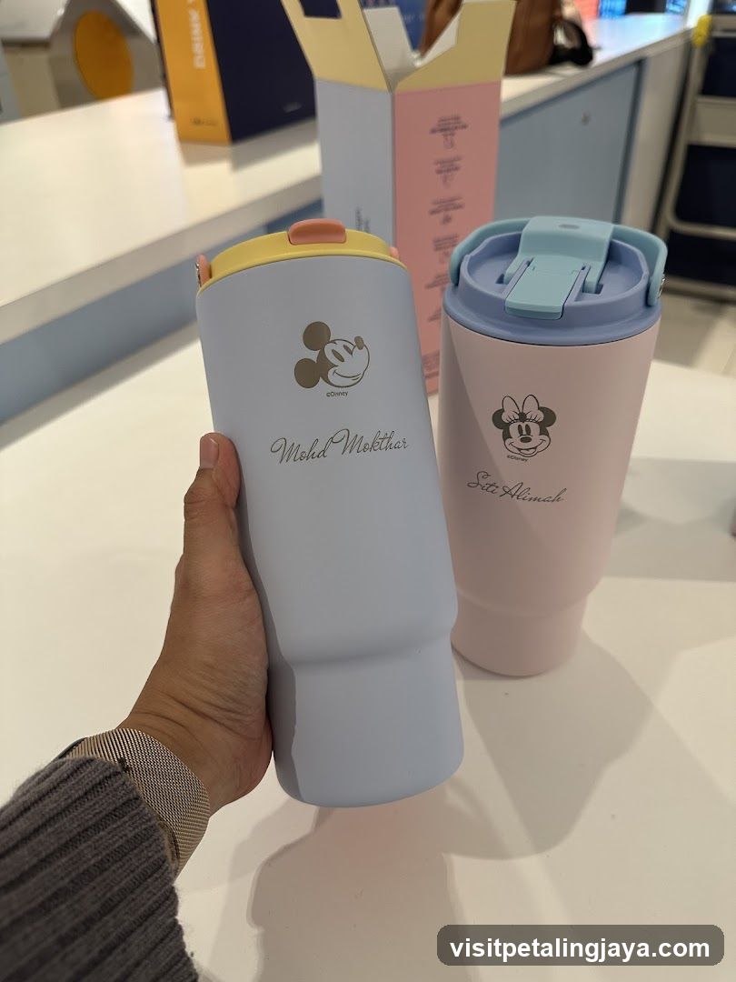 Disney-themed insulated cups