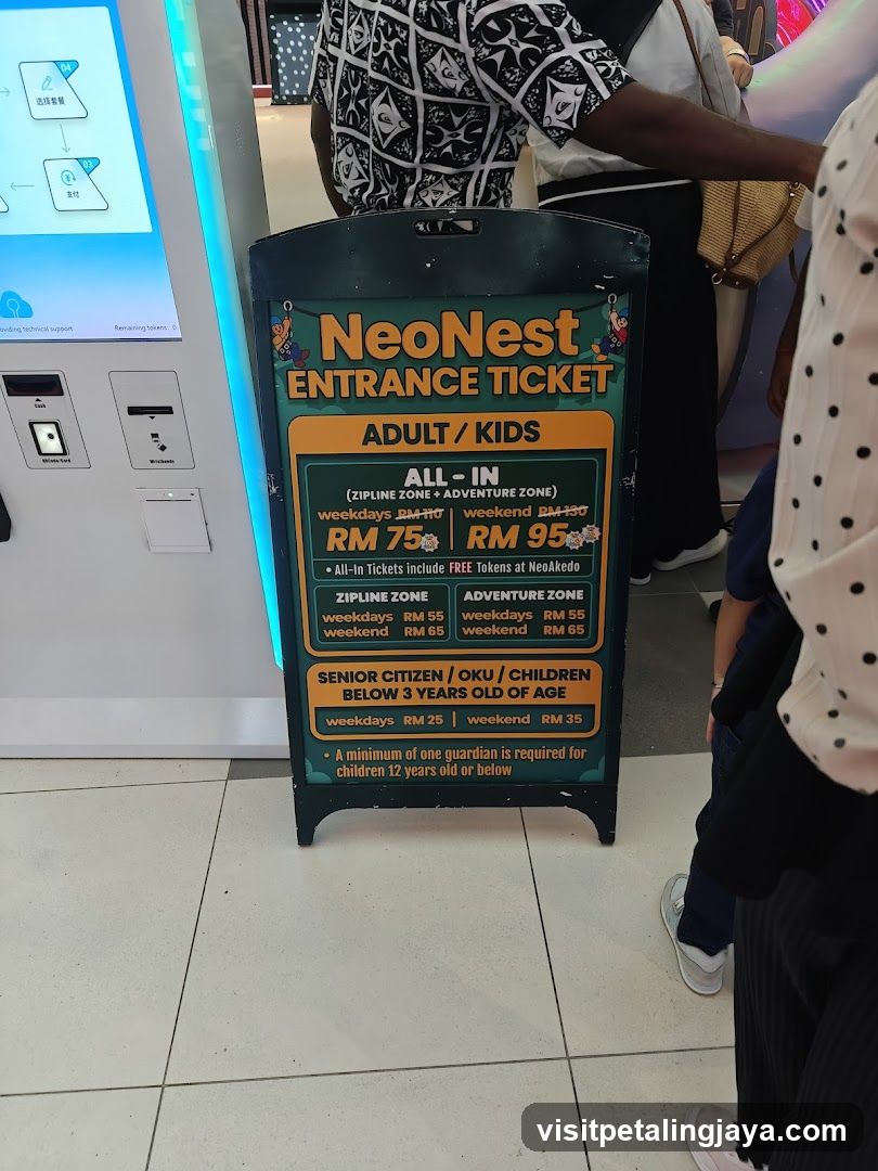 NeoNest Entrance Ticket Pricing