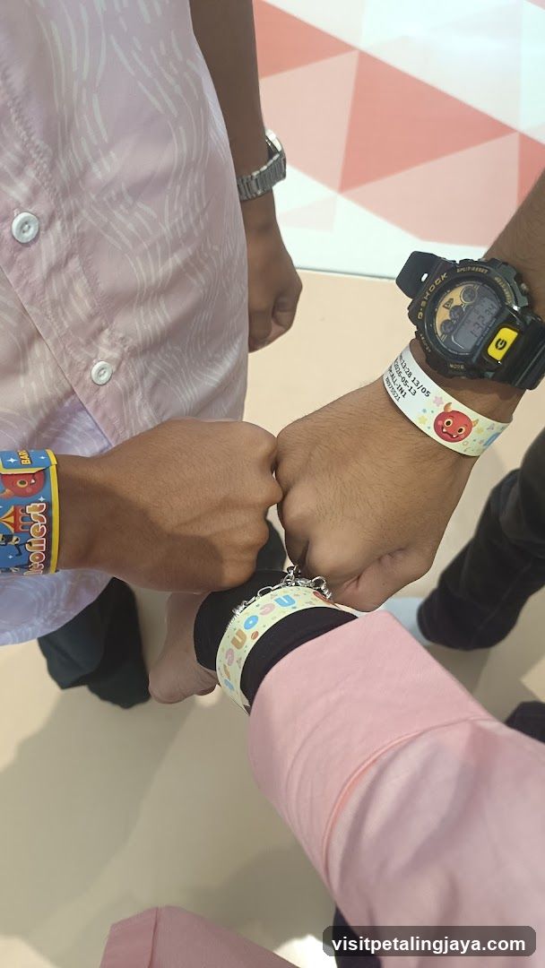Hands and wristbands