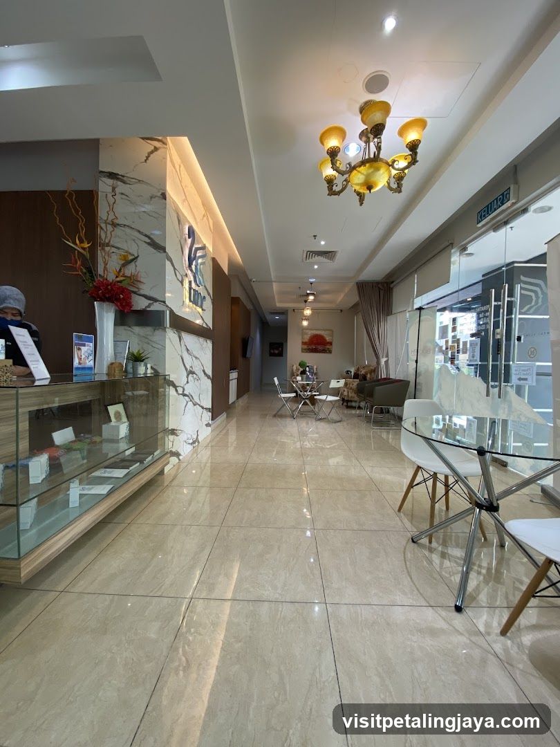 Interior Lobby with Reception Desk and Seating Area