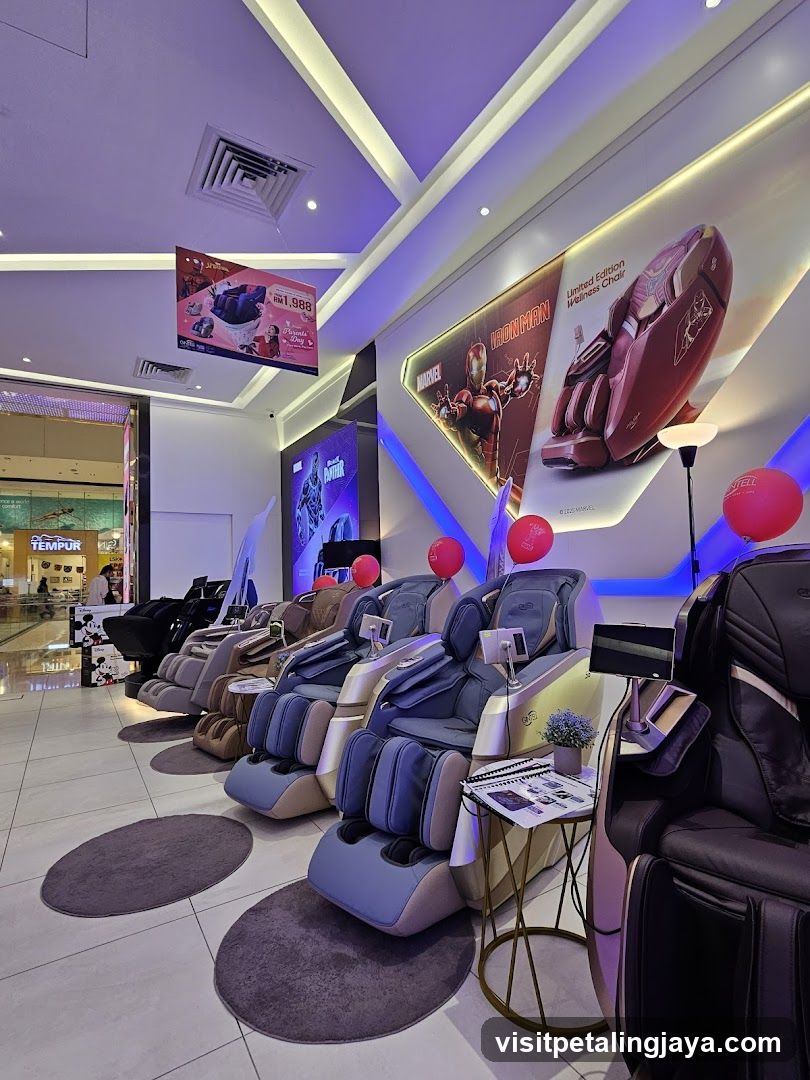 Massage Chair Showroom Interior