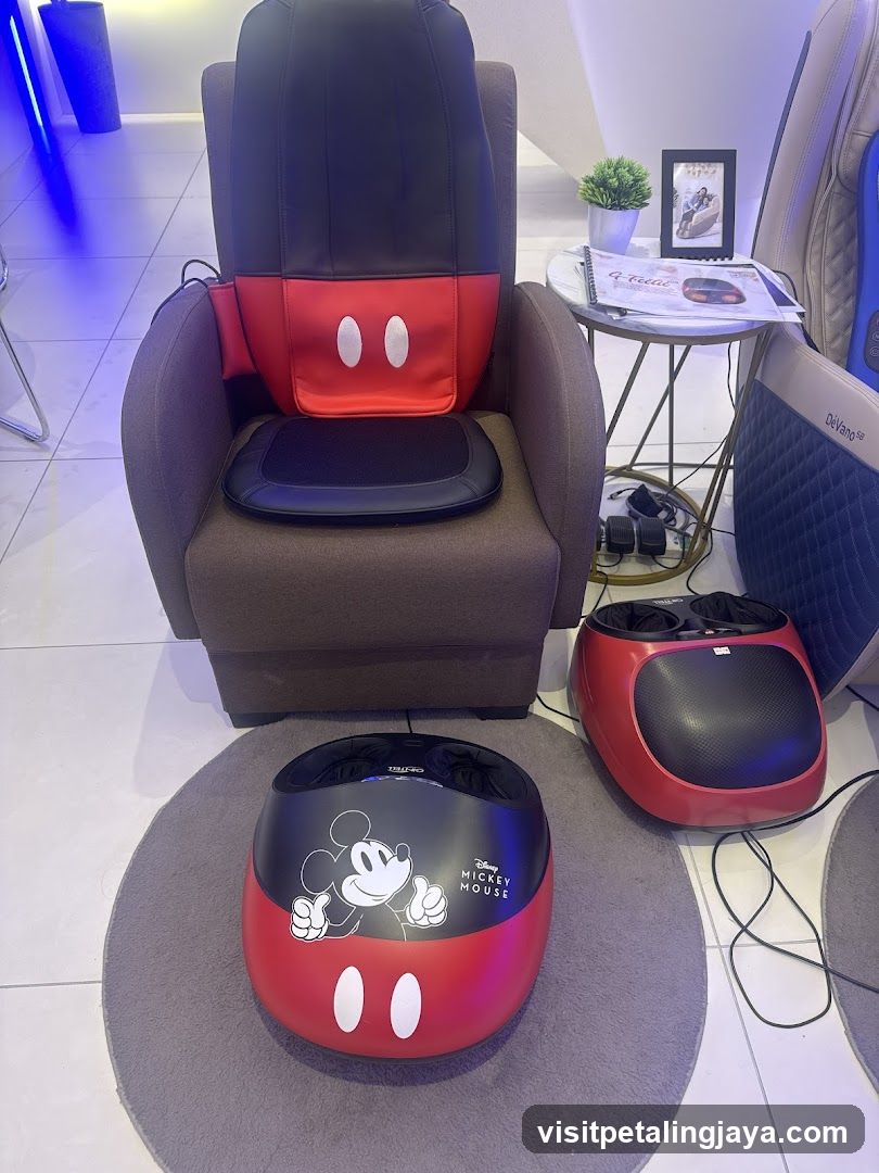 Mickey Mouse Massage Chair Display