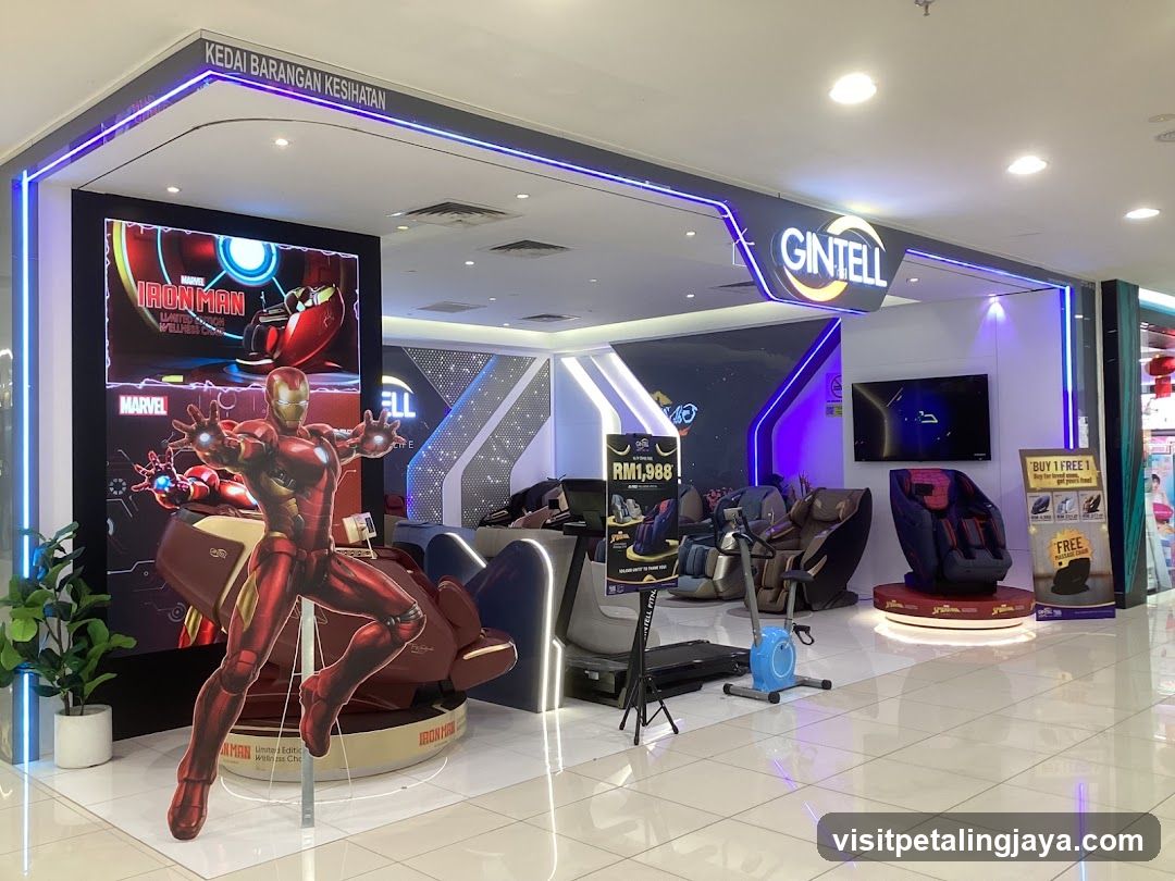 Ginell Store Interior with Iron Man Display