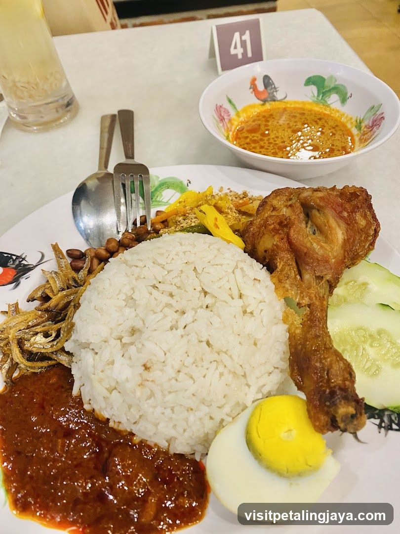 Nasi Lemak Plate
