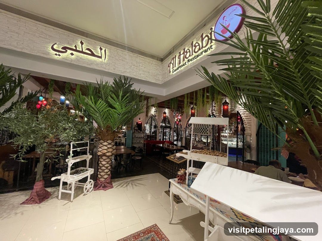 Interior of Al Halabi Restaurant