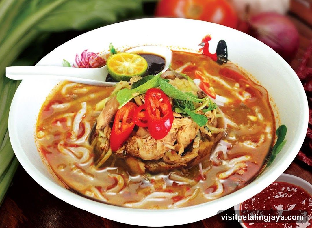 Spicy Noodle Soup with Chicken and Chili