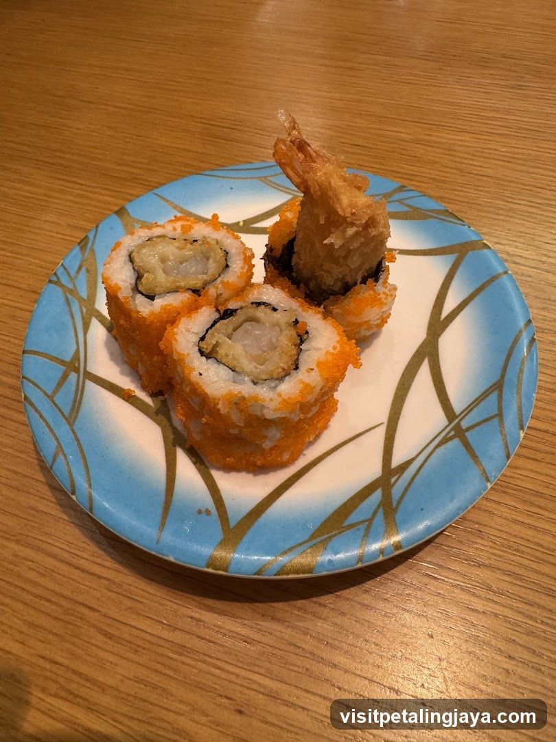Sushi Roll with Tempura Shrimp