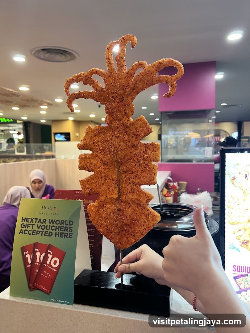 Squid Snack Display