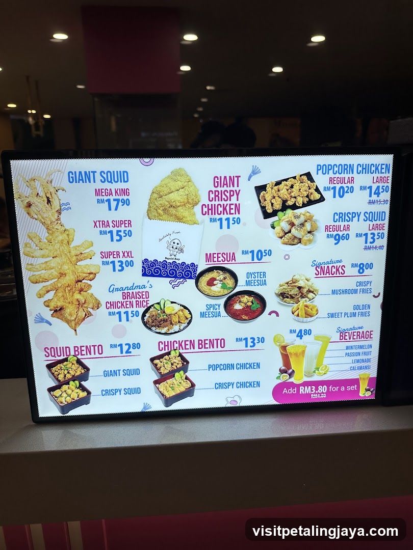 Food Menu Board