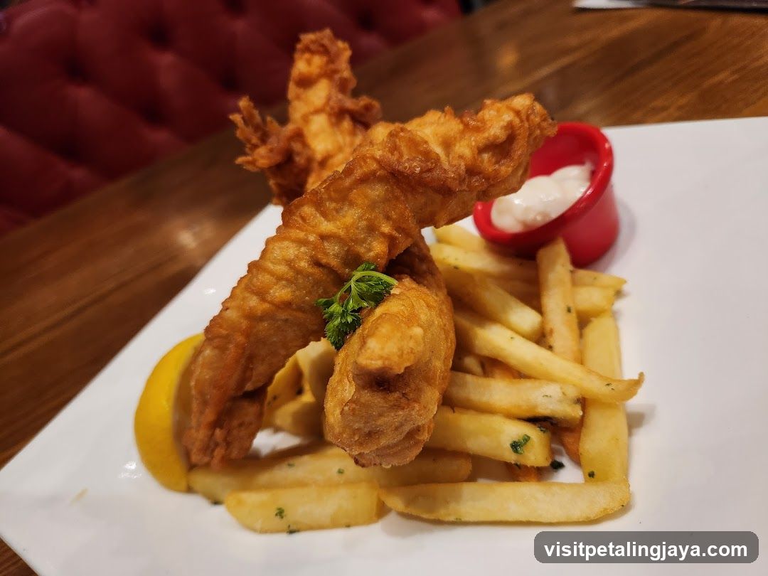 Fish and Chips with Tartar Sauce