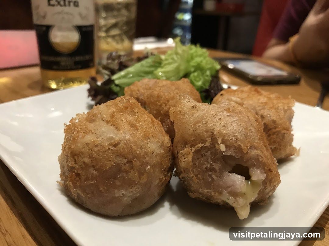 Fried Croquettes with Salad