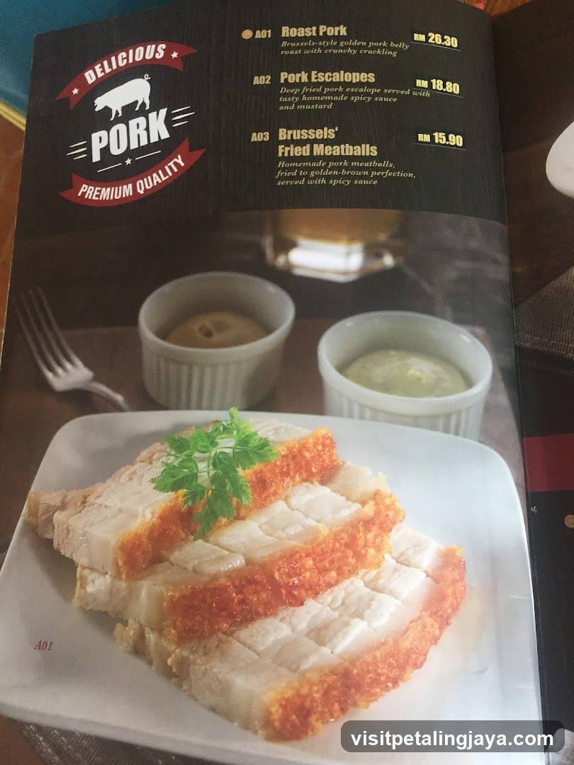 Pork Menu Page