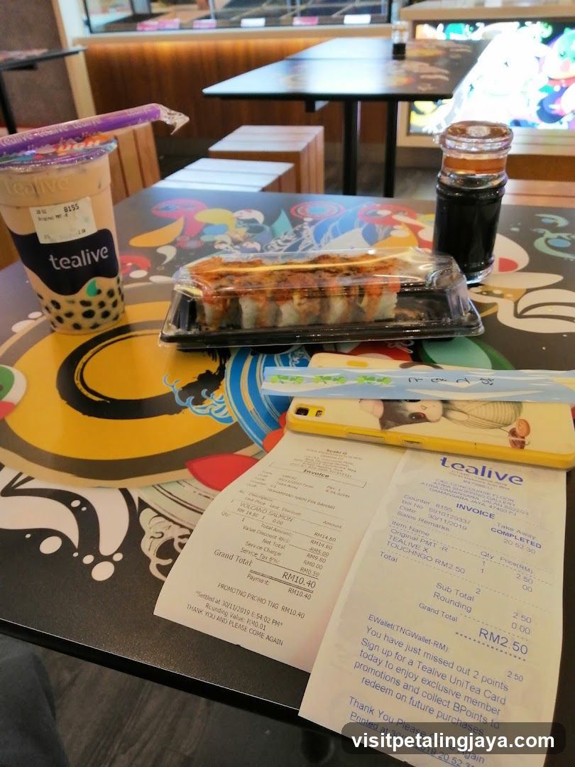 Tealive Meal Spread