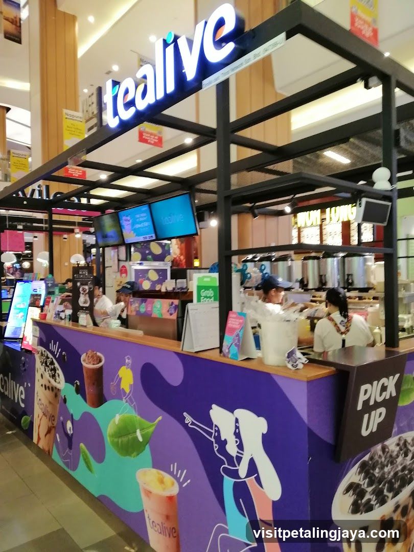 Tealive Kiosk Interior