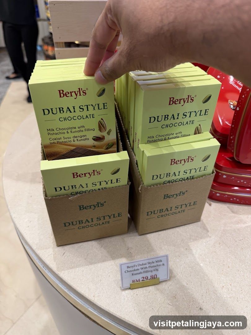 Beryl's Dubai Style Chocolate Display