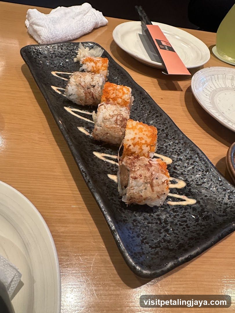Sushi Platter on Table