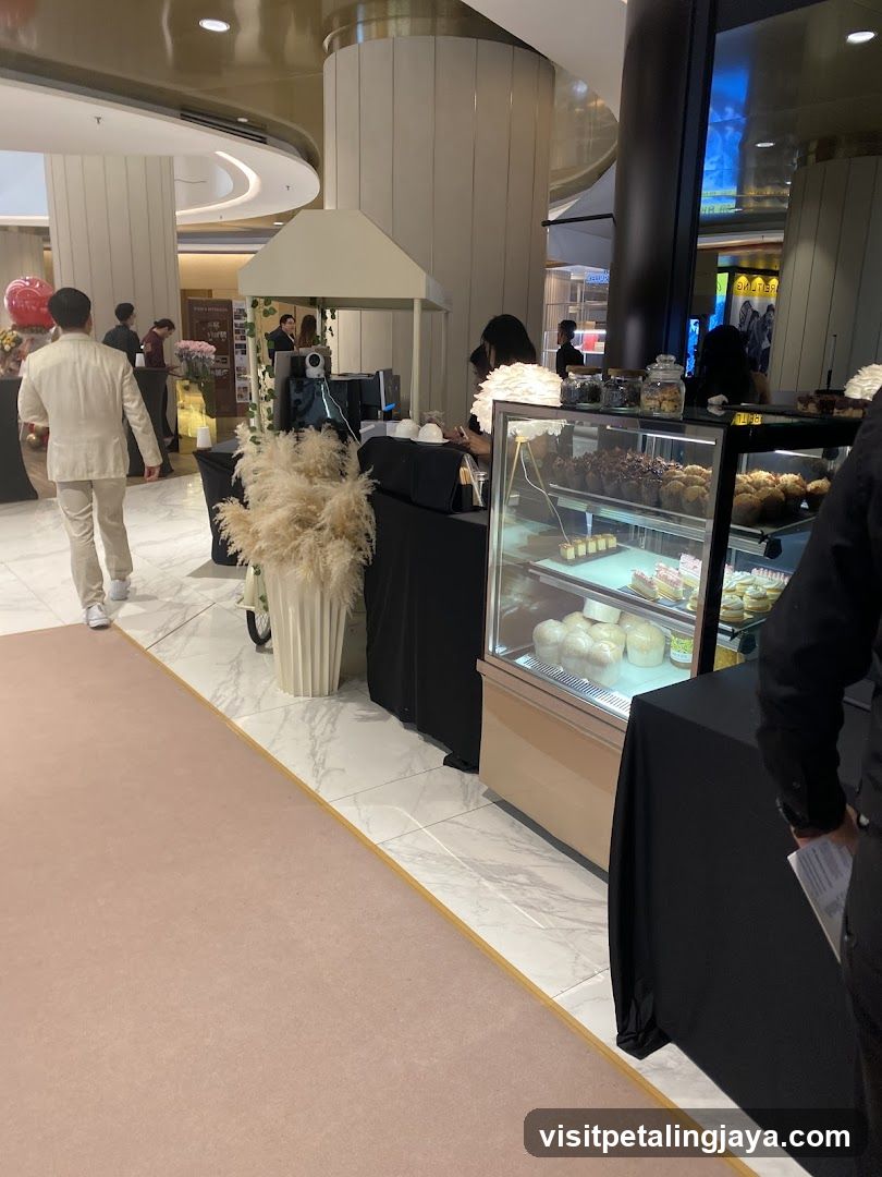 Bakery Display in Mall Interior