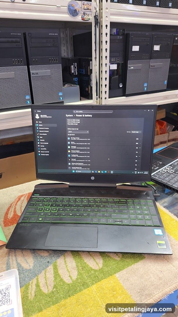Laptop in Electronics Store