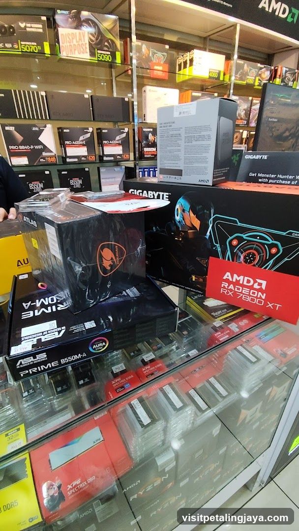 Electronics Store Interior Display