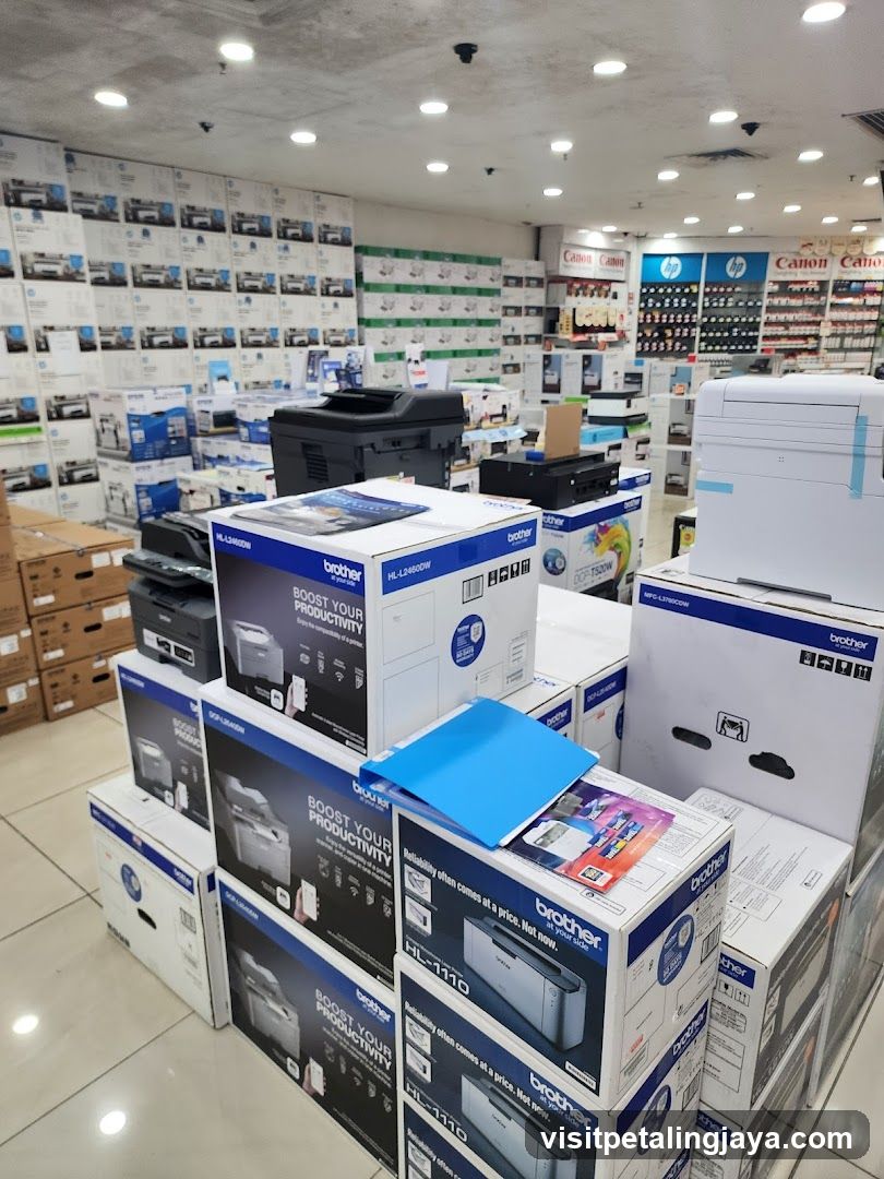 Electronics Store Interior