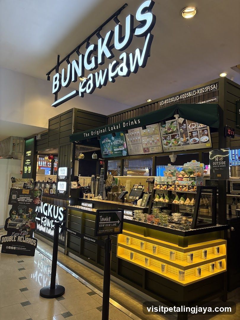 Bungkus Kawkaw Storefront Interior View