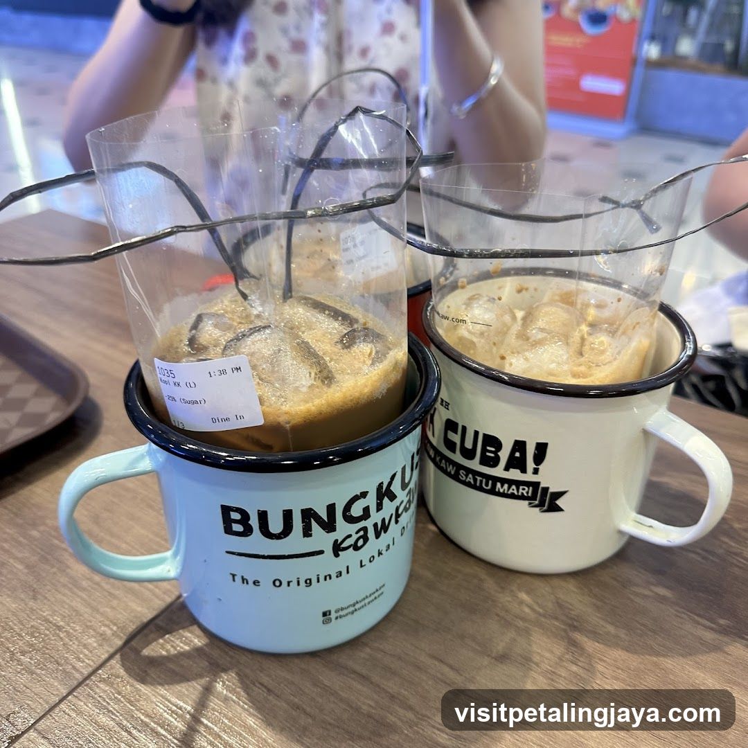 Iced Coffee Cups with Straws