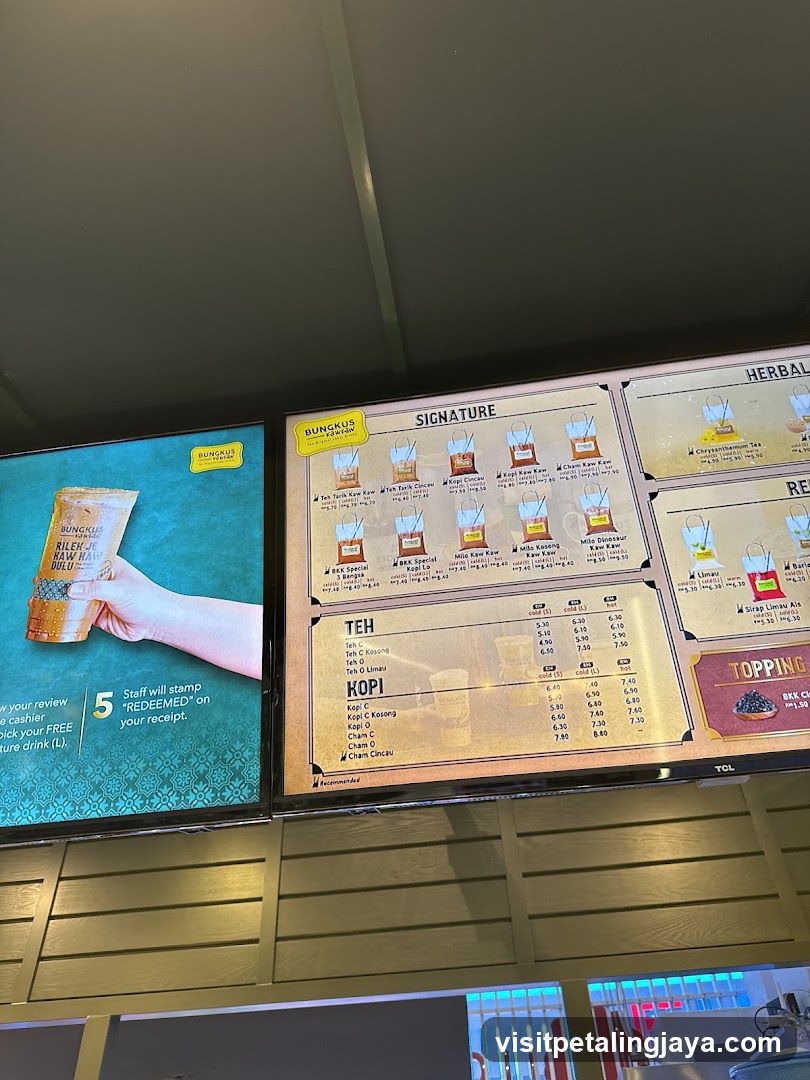 Bungkus Menu Board