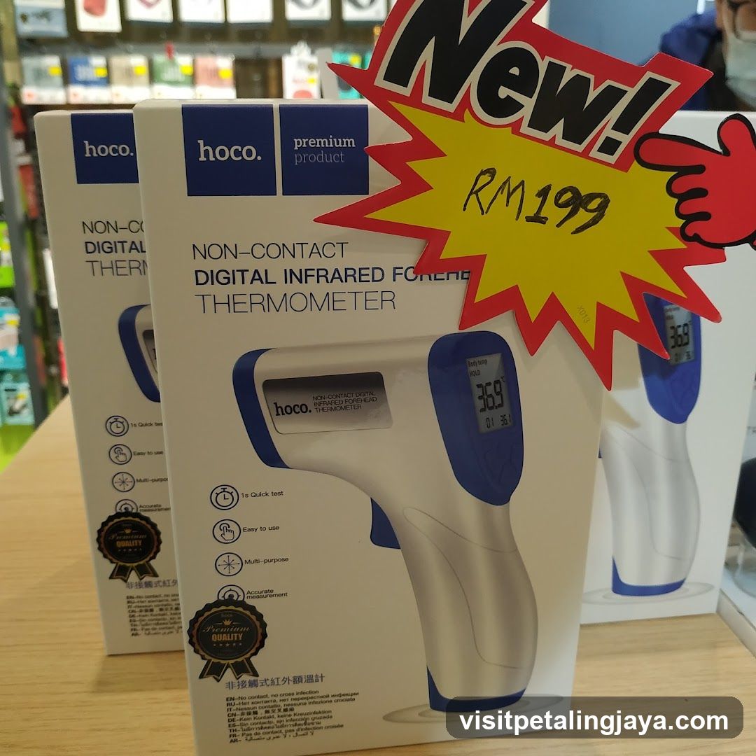 hoco Non-Contact Digital Infrared Thermometer Display