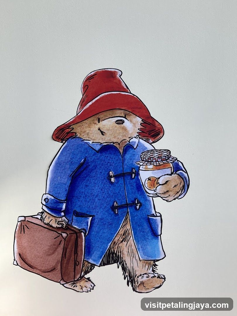 Padding Bear with Hat and Jar