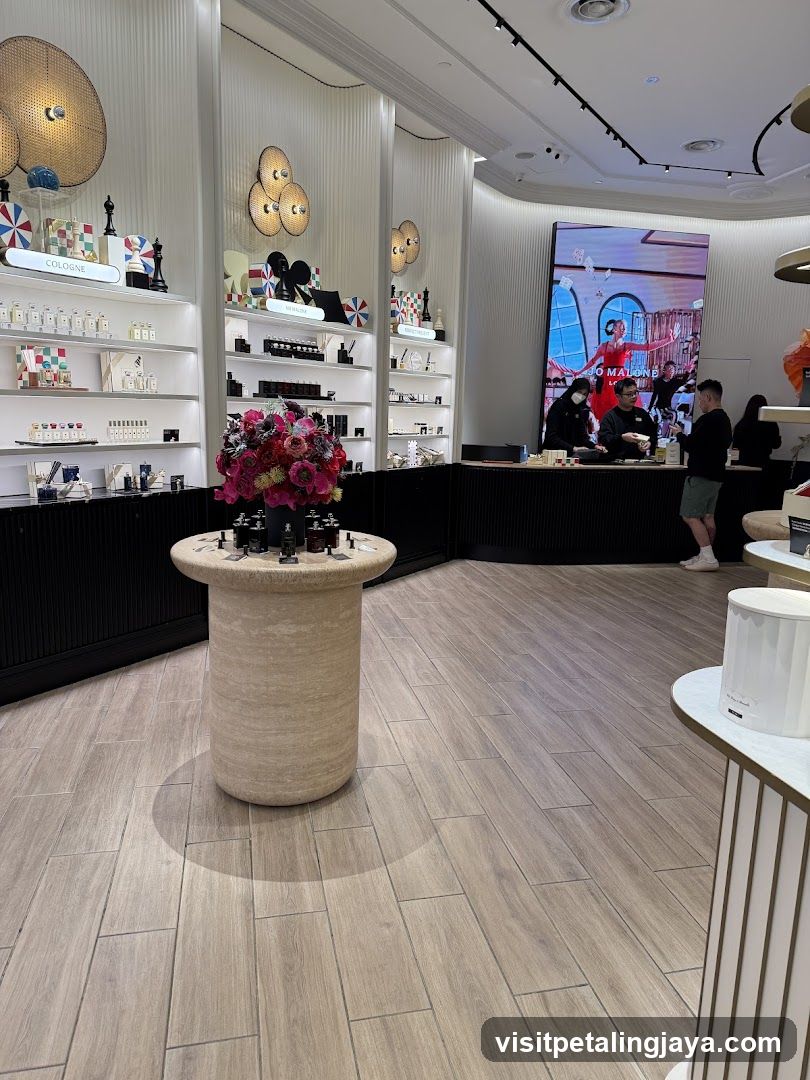 Interior of a modern retail store