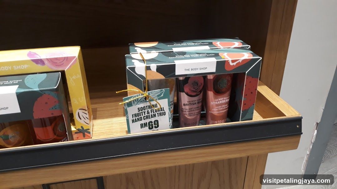 Body Shop Hand Cream Trio Display