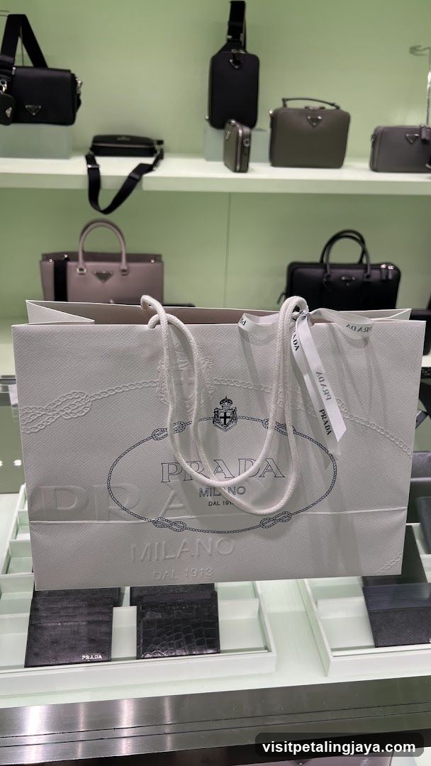 Prada Shopping Bag Display