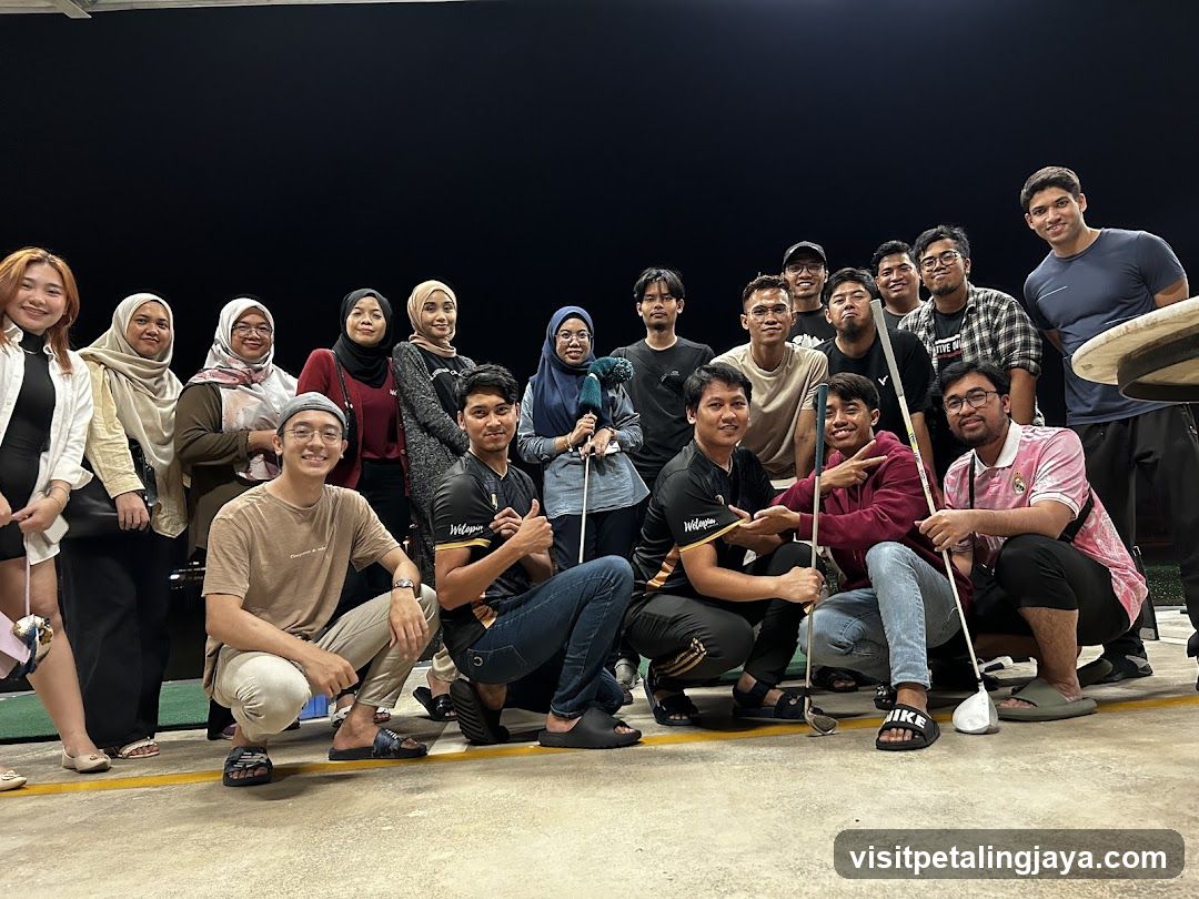 Group Photo with Sports Equipment