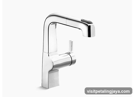 Chromed Kitchen Faucet