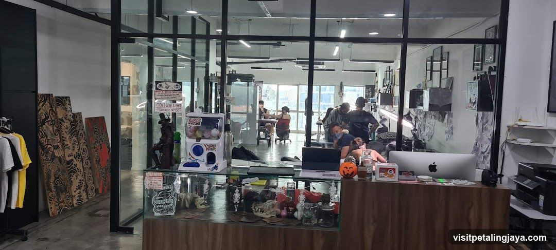 Interior of a creative workspace or studio