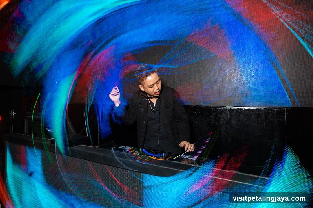 DJ performing at a club event