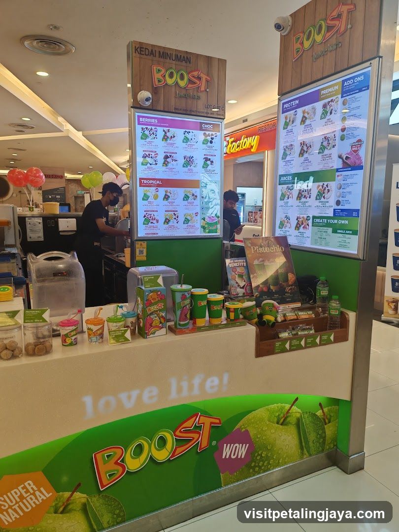 Boost Juice Shop Interior