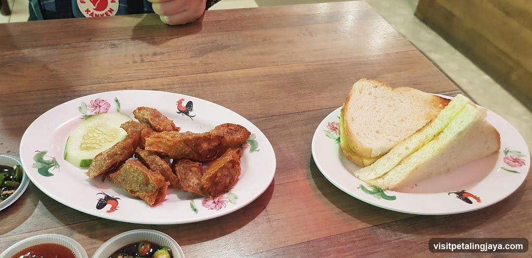 Breakfast Meal on Wooden Table